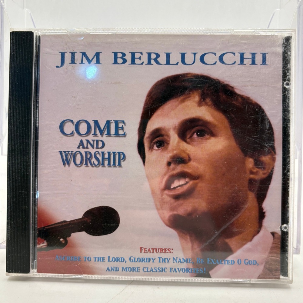 Jim Berlucchi Come and Worship CD 1986 Christian Praise Worship Music CCM Rare